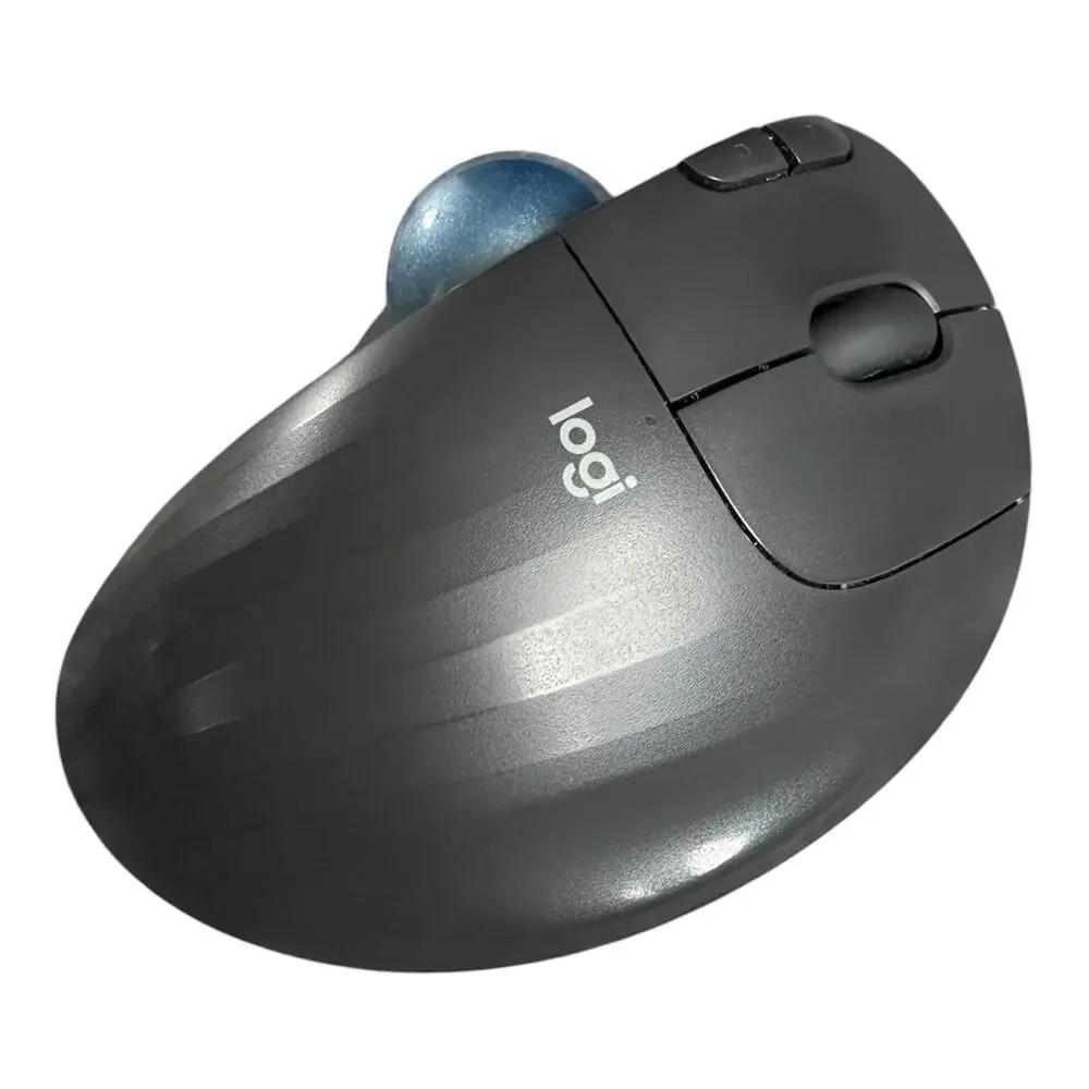Logitech ERGO M575 Wireless Trackball Mouse Black W/ USB Receiver Bluetooth